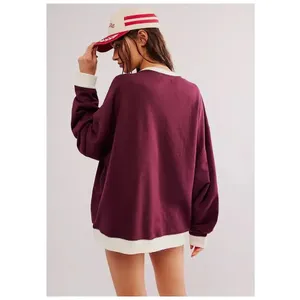 We the Free Sweatshirt Classic Crew Colorblock Size Small NEW thumbnail 2
