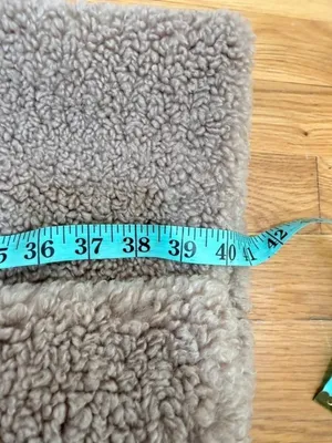 Cozy Chic Plush Teddy Fleece Mid Length Clean Girl Oversized One Button Coat Sm thumbnail 3