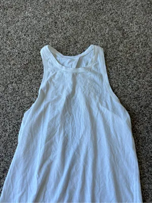 Lululemon White Tie Tank Top thumbnail 3