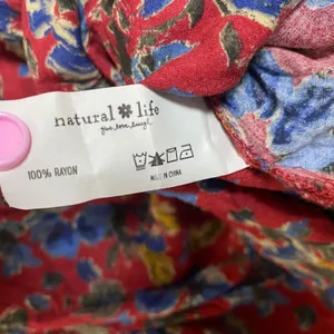 Natural Life Megan Smocked Midi Dress Small Bohemian Boho Chic Cottagecore thumbnail 7