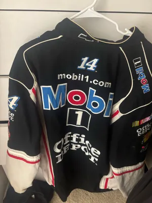 Mobil Nascar bomber jacket Black Size XL thumbnail 4
