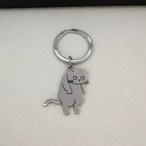 Cat Keychain Charm for Men Women Car Keychain Key Ring Bag Charm thumbnail 2