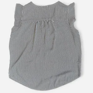 Ann Taylor Loft flowy cap sleeve tank stripe boxy business casual women large thumbnail 8