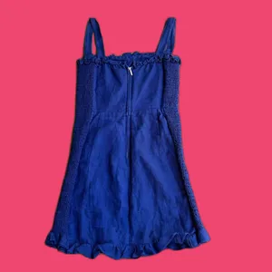 Reformation Blue Linen Dress thumbnail 6