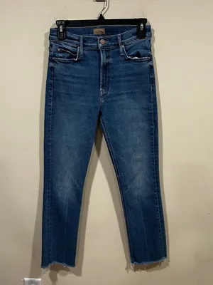 MOTHER The Dazzler Mid Rise Ankle Fray Jeans Sz 27 EUC thumbnail 3