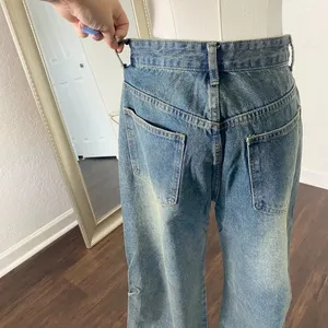NWOT Chements vintage washed baggy denim jeans Size M thumbnail 3