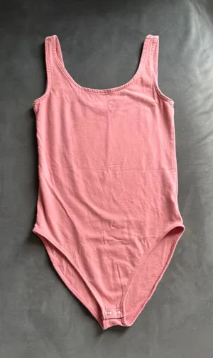 Gap Pink Cotton Bodysuit  thumbnail 1