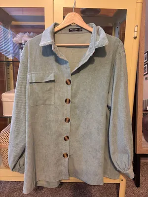 Nasty Gal Corduroy Shirt Oversized thumbnail 6