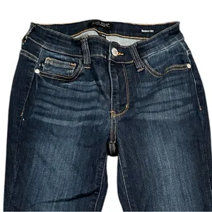 Judy Blue Skinny Fit Stretch Dark Denim Raw Hem Jeans Pants 25 thumbnail 6