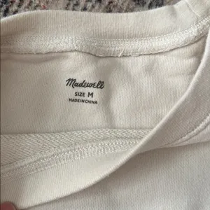Madewell (Re)sourced Cotton Swing Sweatshirt, antique cream thumbnail 5
