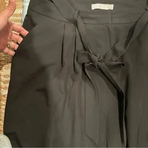 Asos Dress Pants Women's Black Wide Leg size 14 thumbnail 8