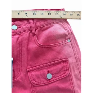 Aelfric Eden Jeans Women's 28 Pink Cargo Pants Multi Pocket Ombré New #WX4-4 thumbnail 6
