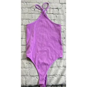 Wild Fable Seamless Bodysuit Purple Women's XS thumbnail 3