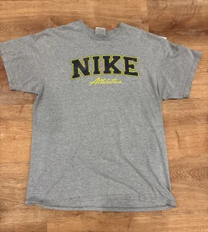 Vintage Nike Tee Shirt Grey thumbnail 1