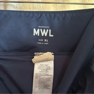 Madewell MWL Running Athletic Shorts‎ Activewear Twilight Navy Blue Size XL thumbnail 4