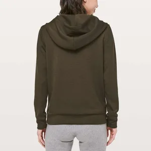 Lululemon | City Sleek‎ Pullover Athletic Hoodie in Dark Olive thumbnail 2