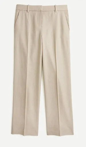 NWT Womens Size 10 10x26 J. Crew Peyton Crop Pant in Stretch Linen NEW thumbnail 1