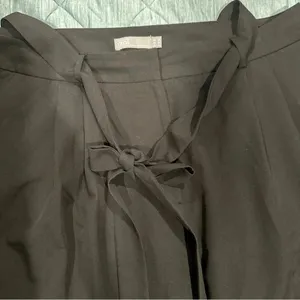 Asos Dress Pants Women's Black Wide Leg size 14 thumbnail 7