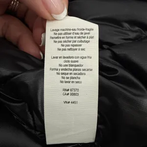 Alo Yoga Idol Bomber Workout Jacket‎ Black Down Filled Puffer Small EUC thumbnail 10