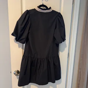 NWT THML Hint of Fun Black Mini Dress | S thumbnail 6