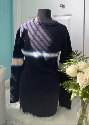Vintage Wool Stripped Sweater thumbnail 2