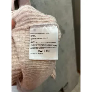 Lululemon Restful Intention Sweater Heathered‎ Pink Bliss XS Cashmere Wool thumbnail 6