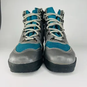 Merrell Air Cushion Thinsulate Mid Hiking Boots Shoes Trail Grey Blue Women 9 thumbnail 2