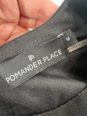 Tuckernuck Pomander Place Quinn Dress Size M Black Tiered Mini Swing Puff Sleeve thumbnail 6