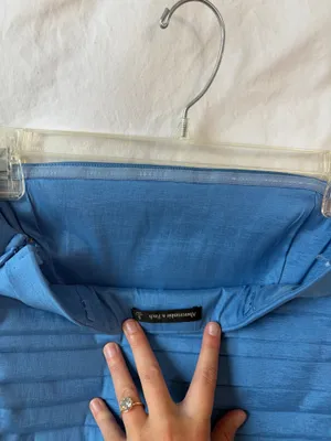 Abercrombie Strapless blue dress thumbnail 6