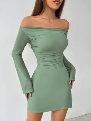 Shein Green Dress Mini thumbnail 3