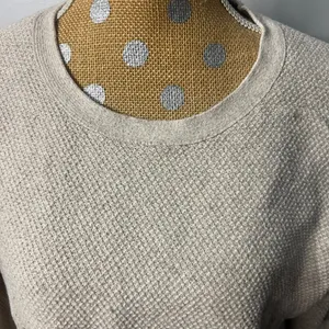 Madewell Crewneck Beige Sweater Size Large thumbnail 4