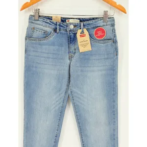 Levi's 710 Super Skinny Girls Size 16 Light Wash Denim Jeans Adjustable‎ NWT thumbnail 4