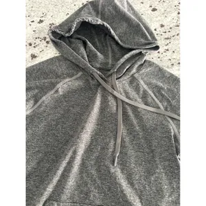 Quince flowknit gray pullover hoodie xs thumbnail 2