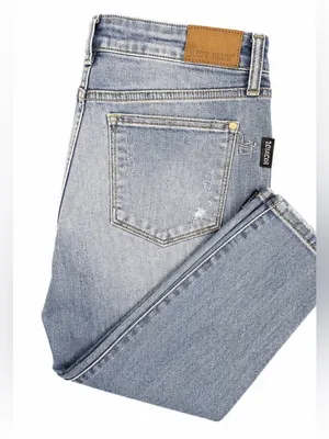 Judy Blue Distressed Skinny Jeans Size 13/31 thumbnail 3