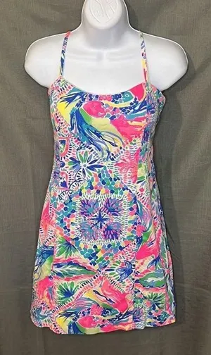 Lilly Pulitzer Colorful Floral Mini Dress thumbnail 1