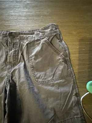 Carhartt Casual Relaxed Fit 8 inch Washed Brown Utility Shorts thumbnail 2