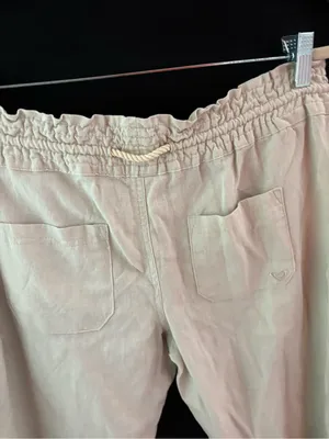 ROXY NWT Linen Blend Oceanside Pant thumbnail 5