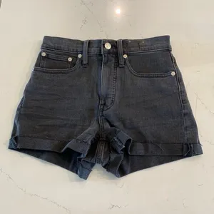 Madewell High-Rise‎ Denim Shorts Black Size 24 thumbnail 2