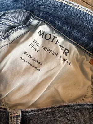 MOTHER The Tripper Ankle Fray Flared Jeans in We the Animals Wash Women’s 26 thumbnail 7