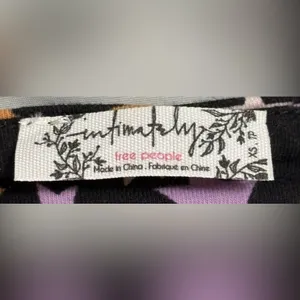 Free People‎ Black Celestial Bodysuit One Piece Size XS NWOT thumbnail 7