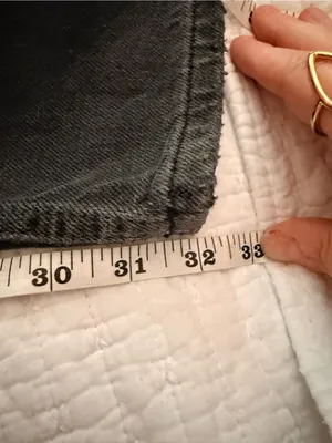 Free People We The Free Tinsley Baggy High Rise Straigjt Leg Jeans Faded Black Slouch Grunge thumbnail 14