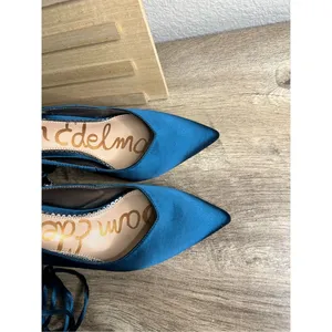 Sam Edelman Women’s 7.5 Blue Harvie Lace Up Shoes thumbnail 3