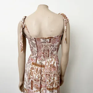 [Vici Collection] Call Away Floral Maxi Dress Smocked Bodice NWOT Tiered Size XL thumbnail 10