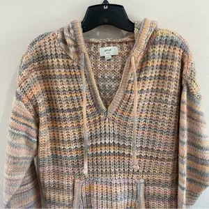 Aerie Cozy Wool Blend Knit Hoodie Sweater XS Soft Casual Lounge Streetwear‎ thumbnail 6