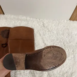 Frye Brown Leather Knee High Cowgirl Boots Size 6.5 thumbnail 4