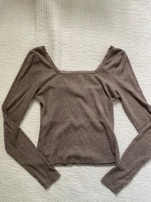 Light brown American Eagle lace top thumbnail 6