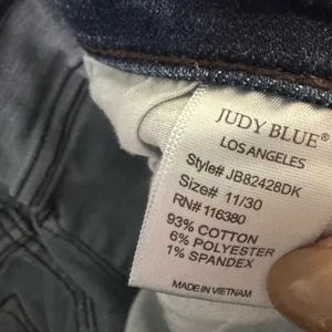 Judy Blue‎ Slim Fit Dark Wash Tapered Leg Jeans 11/30 thumbnail 5