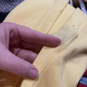 Ralph Lauren Golf Women’s Stretch Polo Shirt Yellow Silver Big Pony Size Small thumbnail 9