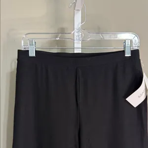 &Basics Black Kick Flare Pants Size S NWT‎ Minimalist Stretch Work Trouser thumbnail 2