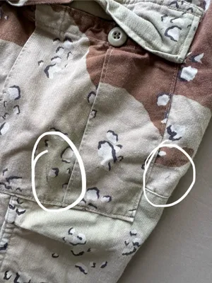 American Vintage Vintage Desert Camo Military BDU Cargo Pants thumbnail 11